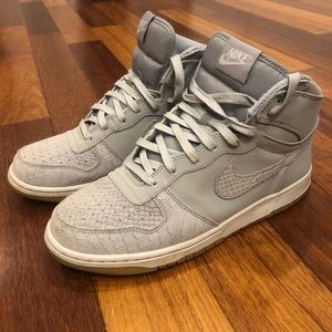 Big Nike High Lux Wolf Grey/Pure Platinum Sneakers